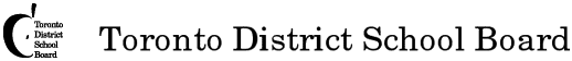 Logo Toronto District School Board (TDSB)