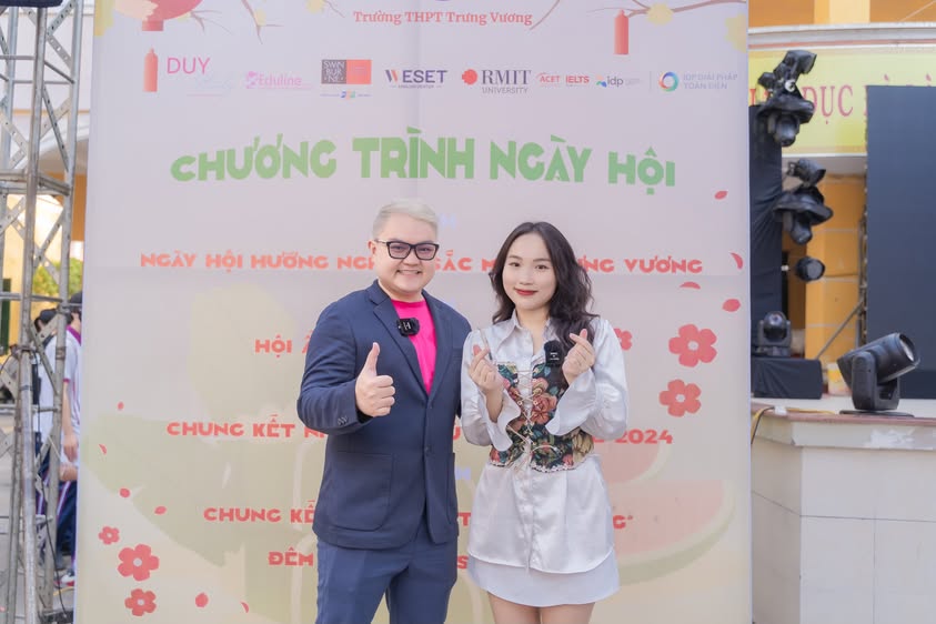 Duy Study đồng hành cùng Hội Xuân THPT Trưng Vương 2024 - ảnh 4